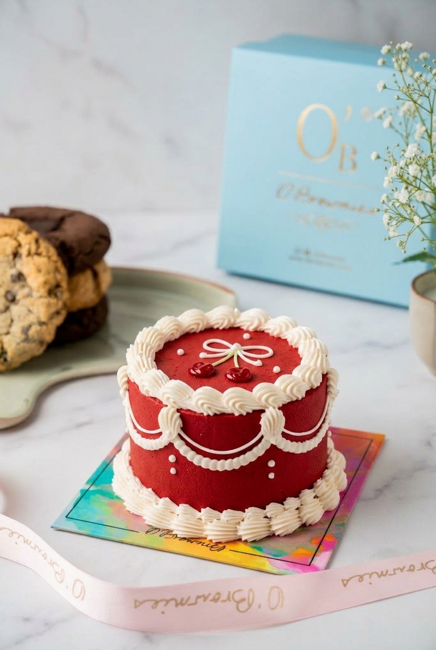 Scarlet Romance Bento Cake 